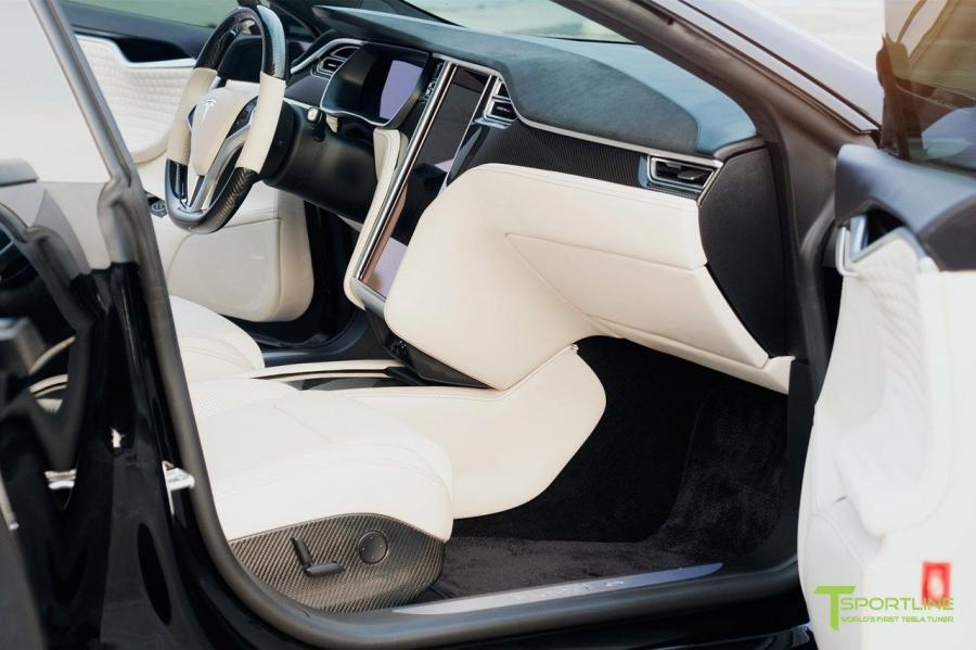 Интерьер Tesla Model S P100D by T Sportline 2017 года  (фото 32 из 45)